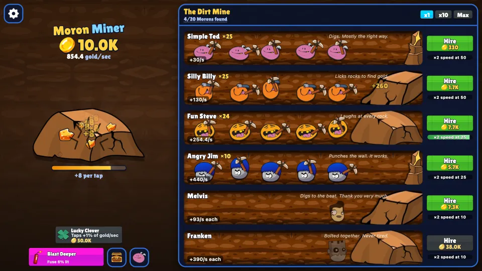 Moron Miner screenshot