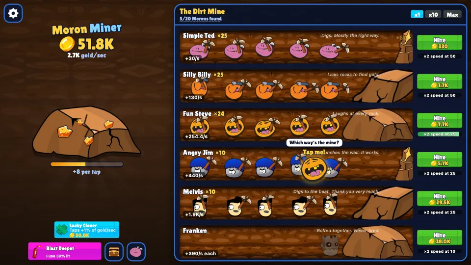 Moron Miner screenshot